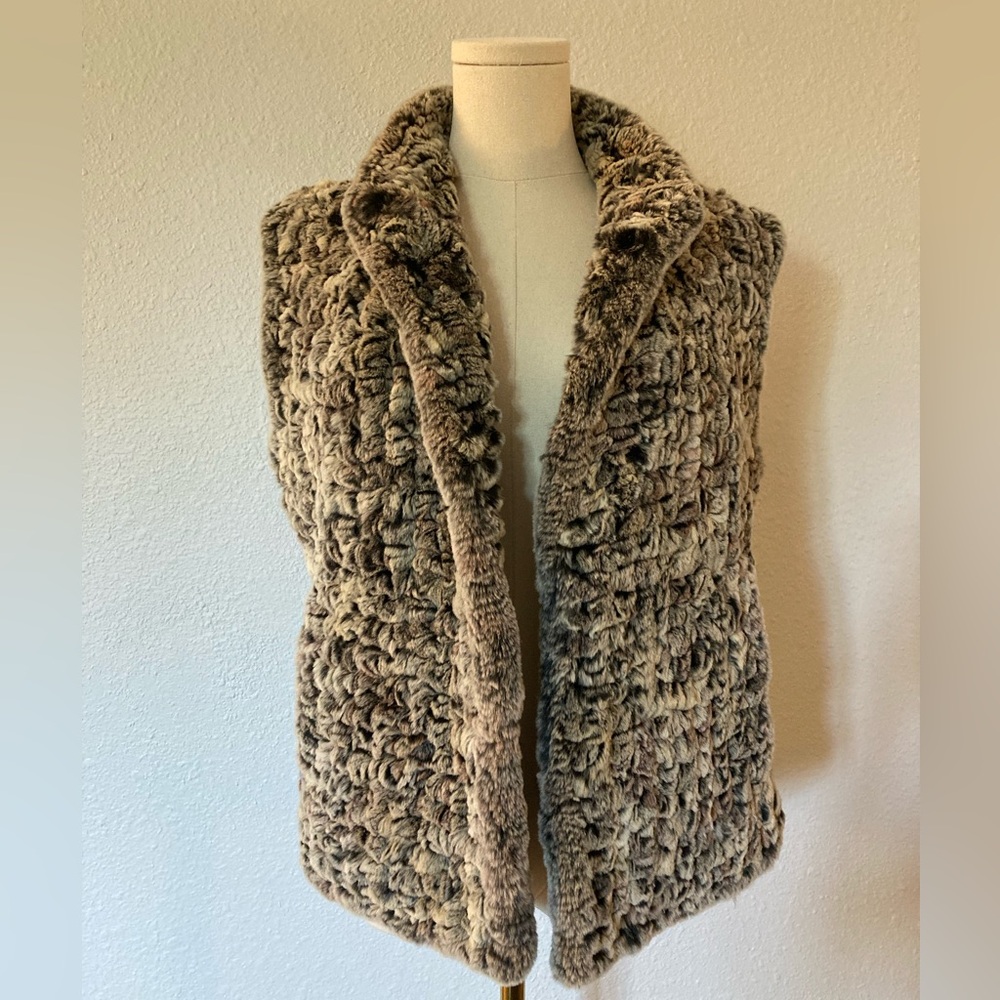 Il Fait Froid Vintage Fur Vest One Size
